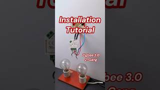 2Way Smart Switch Installation Tutorialsmarthome azoula zigbee smartlighting diy asmr switch [upl. by Hsizan]