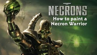 Warhammer 40000 How to paint a Necron Warrior [upl. by Laraine]