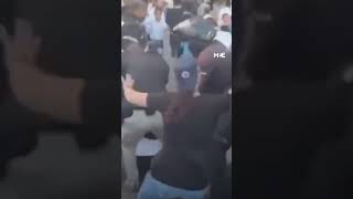 UltraOrthodox Jews burn the Israeli flag in protest against new conscription law [upl. by Afesoj]