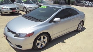 2008 HONDA CIVIC 2door Start Up Walk Around Tour by Automotive Review [upl. by Ettevey]