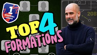 Top 4 The Best Formations In eFootball 2025 🔥  Best Formation eFootball 2025 [upl. by Heida207]