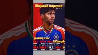 Mayank yadav bowling speed 150kmph ll shorts india bowling [upl. by Enilesoj]