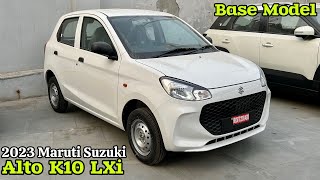 Maruti Suzuki Alto k10 Lxi ❤️ Alto K10 Base Model 2023 [upl. by Oxley]