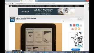 How to Load eBooks on the Icarus Illumina E653 [upl. by Langan]