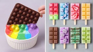 How To Make Rainbow Cake Decorating Ideas  So Yummy Chocolate Cake Decorating Tutorials [upl. by Atkinson]