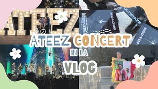 ATEEZ CONCERT VLOG IN LA 72024 amp 72124 [upl. by Milty]