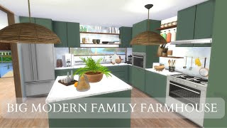 BIG MODERN FAMILY FARMHOUSE ⎮THE SIMS 4 ⎮ CC SPEED BUILD [upl. by Rosmunda900]