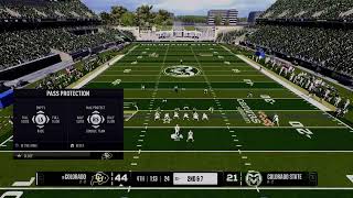 College Football 25 16 Colorado vs Colorado state Rocky mountain Showdown [upl. by Nylanej]