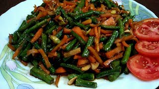 Resep Tumis Kacang Panjang Dan Wortel Yang Bikin Menggigit [upl. by Atinahc]