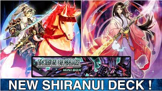 NEW Minibox   NEW Shiranui Deck  Tachyon of Galaxy YuGiOh Duel Links [upl. by Dnomhcir]