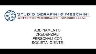 Abbinamento legale rappresentante e società [upl. by Artus390]