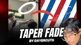 Step by step Taper Fade Transformation  Professionnal Barber [upl. by Arlynne]