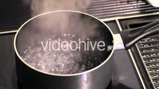 Boiling Water STOCK FOOTAGE [upl. by Rrats]