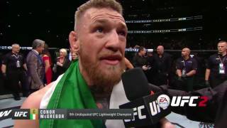 UFC 205 Conor McGregor Octagon Interview [upl. by Forest]