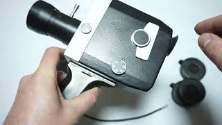 ON SALE Quarz 1x8S2 TESTED Super 8 camera test working 8mm film camera Zenit WORKING FREE shipping [upl. by Bollay]