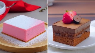 Best Mousse Cakes  Strawberry Chocolate amp Orange  Easy Mousse Cake Tutorials Hoopla Recipes [upl. by Ijic555]