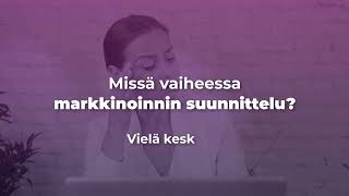 Markkinointisuunnitelma tekemättä ✨ Wannado Marketing [upl. by Stricklan980]