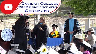 Gavilan College 2022 Commencement Ceremony [upl. by Ilrahs715]