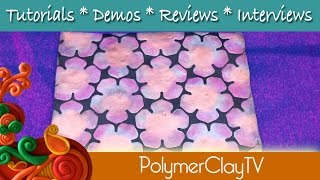 Learn how to create with polymer clay Pan Pastels and punchinella stencils [upl. by Culberson546]