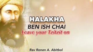 HalakhaLeave your Tzitzit on [upl. by Edwin]