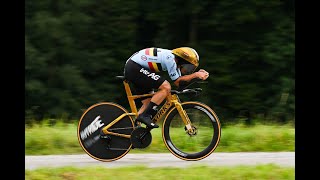 Remco EVENEPOEL World Champion TT 2024 [upl. by Eadrahs122]