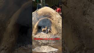 Outdoor cob oven build outdooroven coboven farmlife [upl. by Riccio]