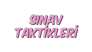 4dkda SINAV TAKTİKLERİ [upl. by Ereveneug272]