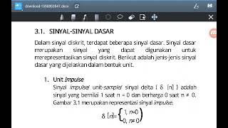 Pemrosesan Sinyal 41 Sinyal dasar [upl. by Enohs237]