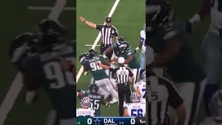 Milton Williams GETS A GIFT from Cooper Rush 🦅🔥 Eagles vs Cowboys Highlights [upl. by Eelrak988]