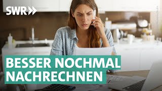 Nebenkostenabrechnung 2022 überprüfen So findet ihr Fehler  Marktcheck SWR [upl. by Ennazzus]