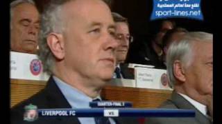 UEFA Champions League Draw 20082009 [upl. by Bathelda]