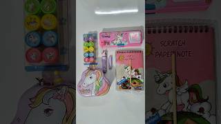 latest unicorn stationary collection geometric box eraser stampbacktoschool shortvideo shorts [upl. by Brigitta379]