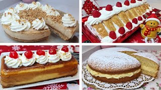 🌟 4 POSTRES PARA DESPEDIR EL AÑO A LO GRANDE 🌟 lacocinadenuberosaylila recetas [upl. by Namlas941]