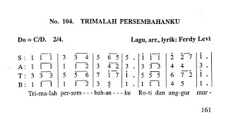 Lagu Persembahan Masa PraPaskah  Terimalah Persembahanku Ferdy Levi [upl. by Ora]