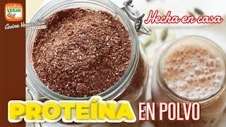 Proteína en polvo hecha en casa  Cocina Vegan Fácil [upl. by Alleusnoc376]