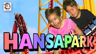 ERSTES MAL ALLEINE IN DER ACHTERBAHN 🎢 Hannah amp Ash machen den Hansapark unsicher [upl. by Hsizan735]