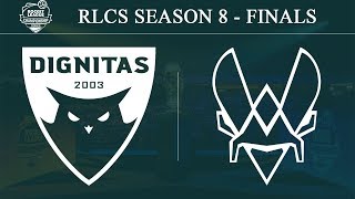 Dignitas vs Vitality  RLCS Season 8  Finals 15th December 2019 [upl. by Buote]