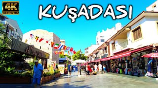 KUŞADASI CITY CENTER WALK  4k UHD 60fps  June 2024 [upl. by Eillo]