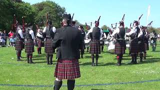 Portlethen amp District Pipe Band at the UK Pipe Band Championships 2024 [upl. by Harvey]