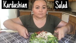 MUKBANG KARDASHIAN SALAD HOMEMADE EATING SHOW [upl. by Htrahddis139]