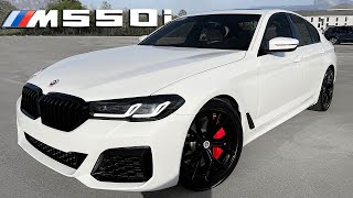 2023 BMW M550i Walkaround Review  Exhaust Sound amp Launch [upl. by Harvie551]