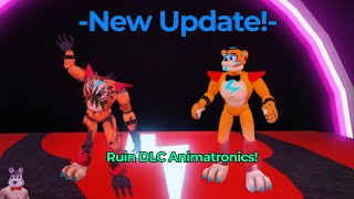 Fredbears Mega RolePlay New Update FNAF Security Breach Ruin DLC Animatronics Showcase [upl. by Bathsheba]