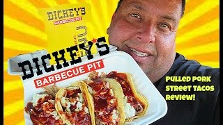 DICKEYS Barbecue Pit™ Pulled Pork Tacos REVIEW [upl. by Ariamo684]