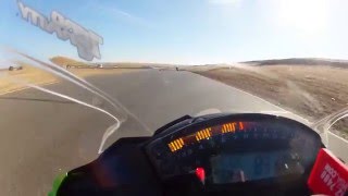 Thunderhill 2015Nov7 Group A ZX10R with Pacific Track Time PTT [upl. by Rabka]