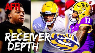 How LSU Offense Can EXPLODE With Deep WR Rotation  Young TEs Standing Out [upl. by Warila]