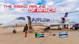 Trip Report  Airlink  Johannesburg 🇿🇦 to Gaborone 🇧🇼  Embraer 135 [upl. by Nic797]