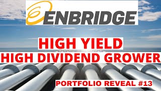 A Fantastic High Dividend Energy Stock ENB Stock  My Portfolio Reveal [upl. by Ariom]