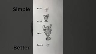 Draw Champions ligue cup drawing dessin art dessinerfacile satisfying easydraw painting [upl. by Fu]