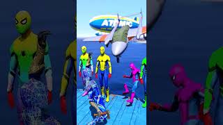 GTA 5 Ragdolls Spiderman Compilation Euphoria Physics Fails Jumps Momentsshorts viralvideo [upl. by Assisi]