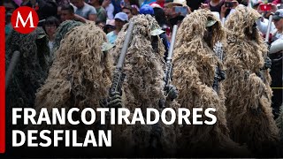 Agrupamiento de francotiradores participa en el Desfile Militar 2024 [upl. by Entwistle223]